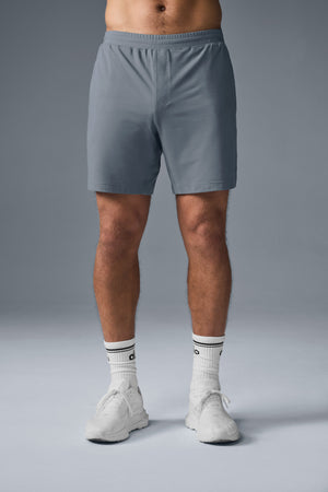 7" Conquer React Performance Short - Steel Grey