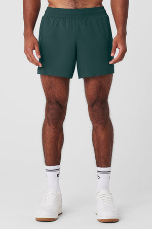 5" Adapt Running Short - Midnight Green