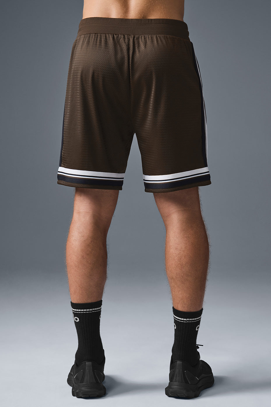 7" Key Mesh Basketball Short - Espresso