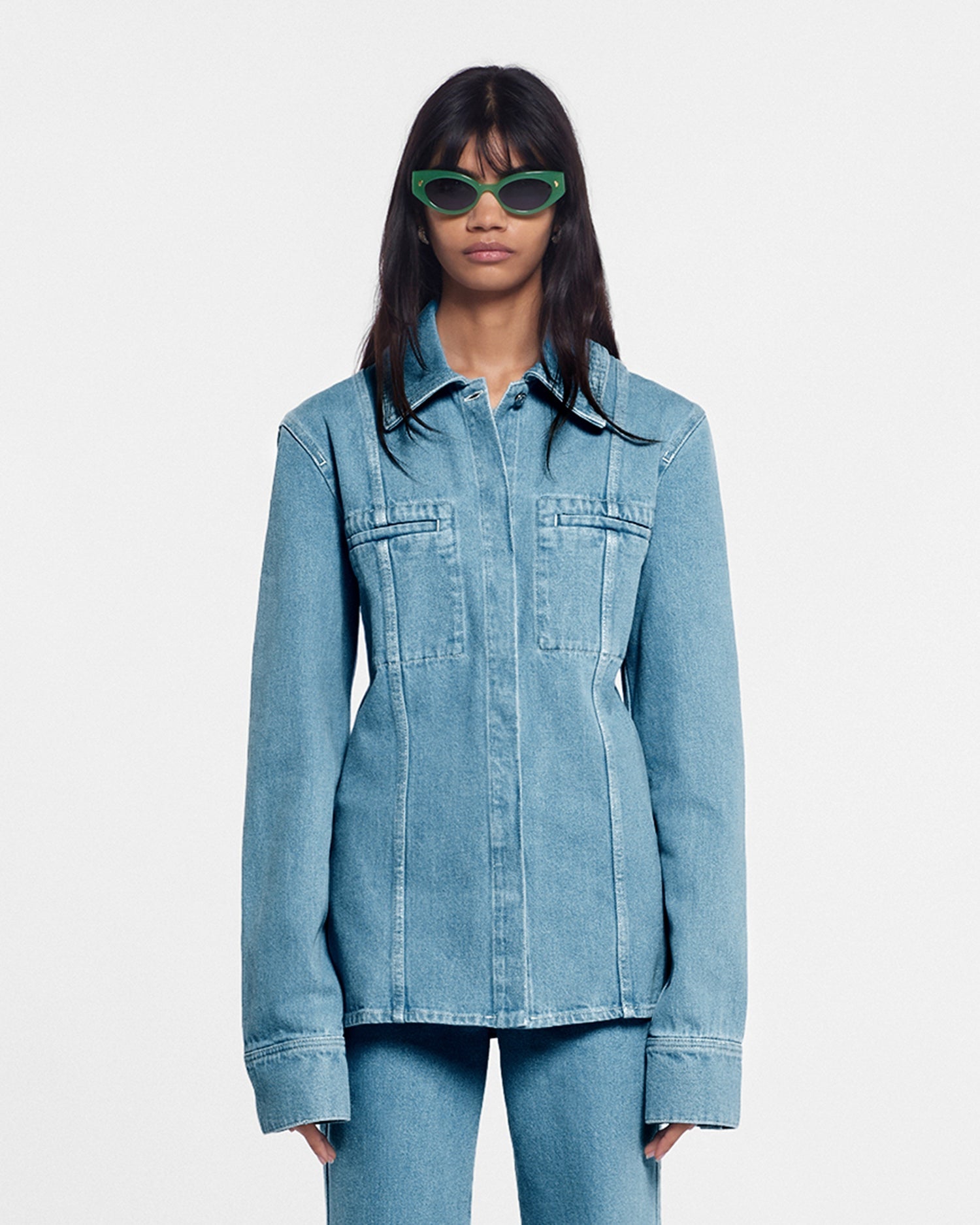 Mireio - Denim Shirt - Eco Light Wash