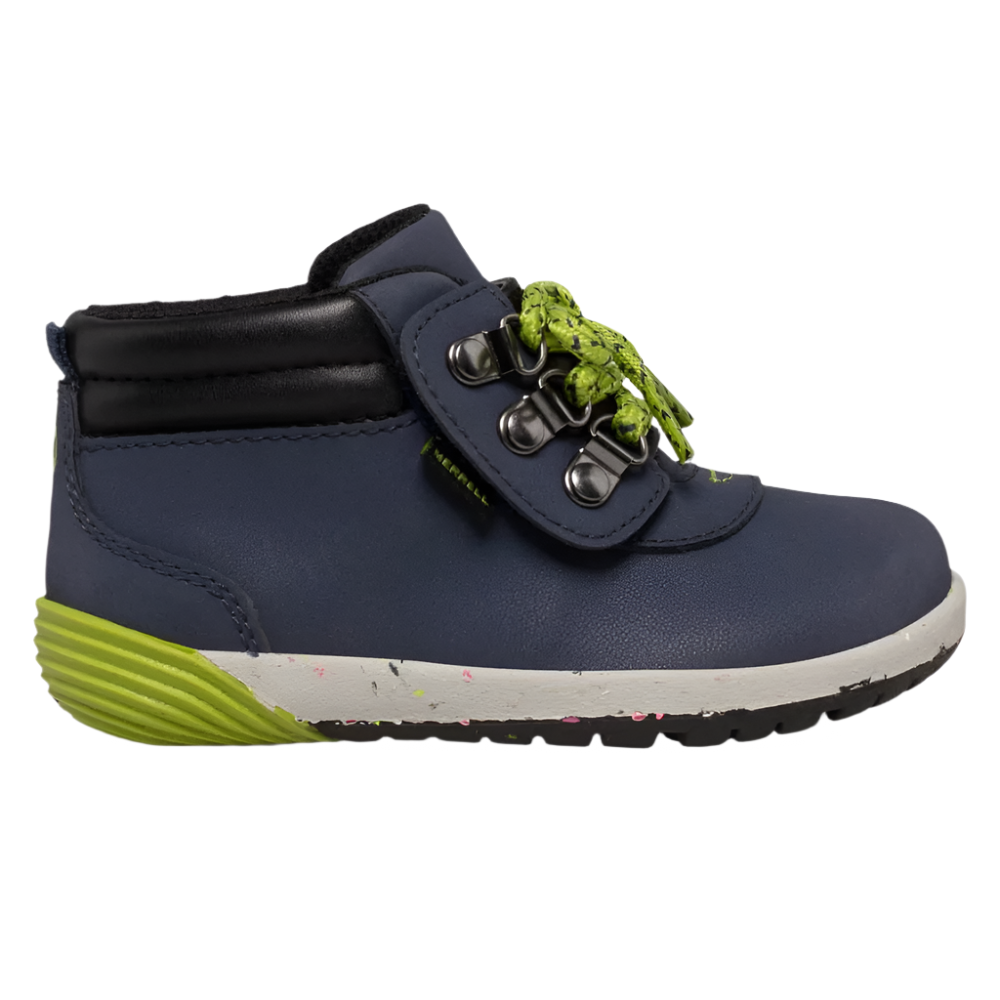 Merrell Toddler Boys Bare Steps Boot 2.0 Velcro Navy