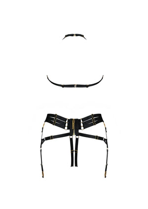 Mari Suspender Harness Black