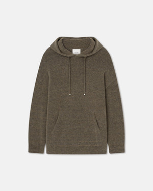 Ractor - Compact Boucle Hoodie - Moss