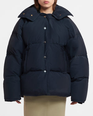 Jolyn - Tech Poplin Puffer Jacket - Off Black