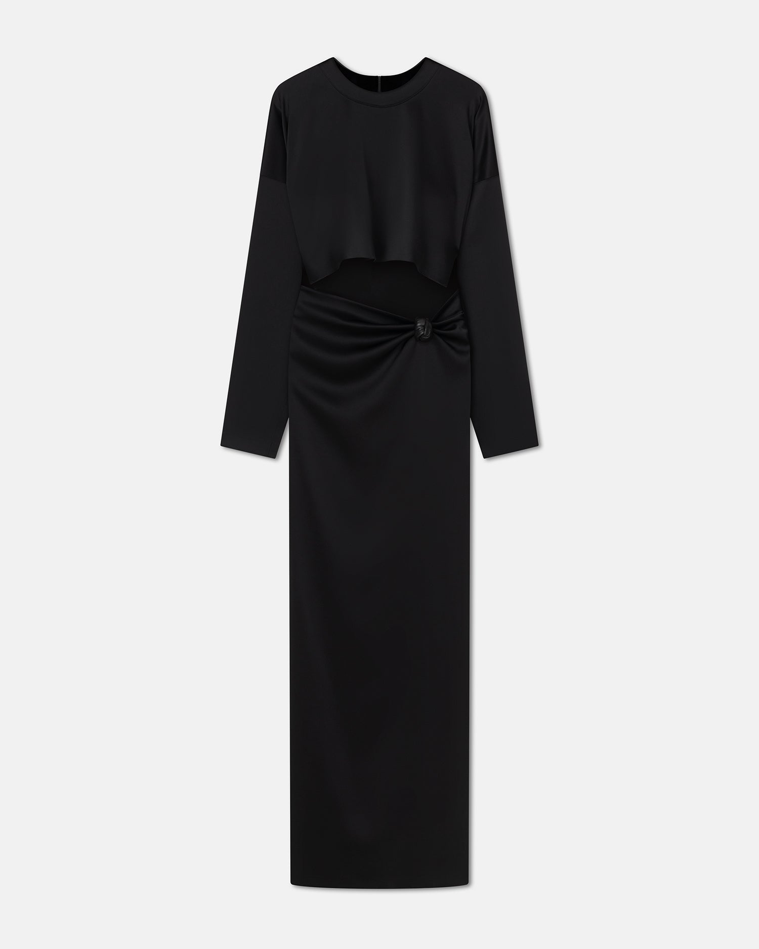 Beatriz - Slip Satin Maxi Dress - Black