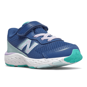 New Balance Toddler Girl Kids Hash 680v6 Velcro Blue