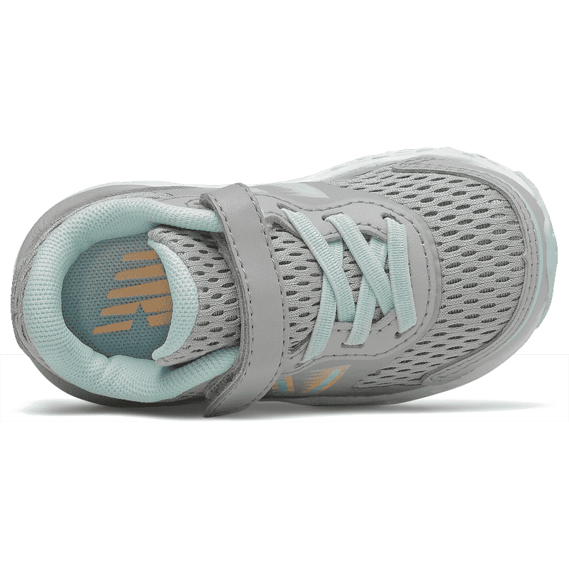 New Balance Toddler Girls 680v6 Velcro Rain Cloud