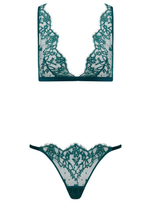 Coco de Mer Nilima Thong in Teal