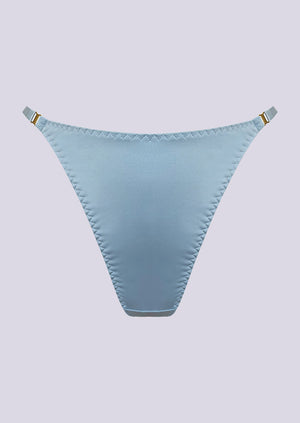 Vero High Leg Thong Dusty Blue