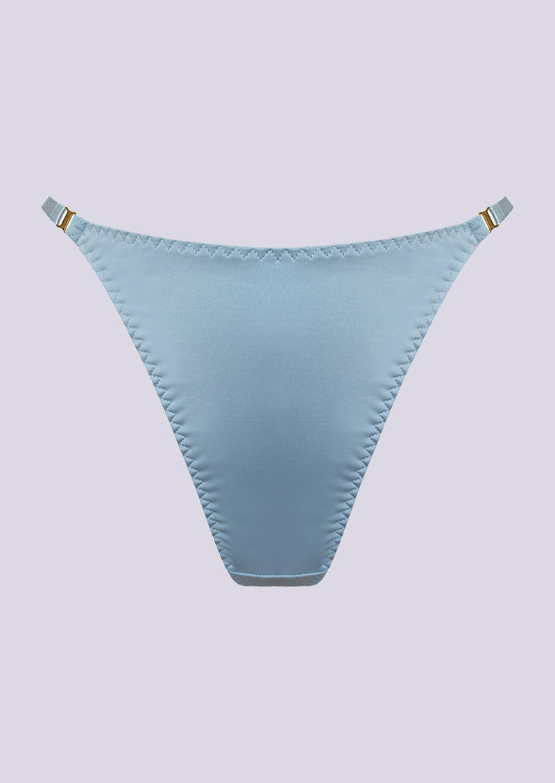 Vero High Leg Thong Dusty Blue