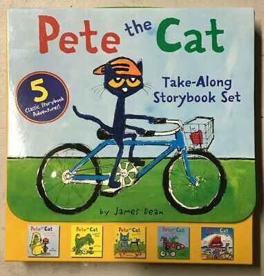 Pete the Cat Take-Along Storybook Set: 5-Book 8x8 Set