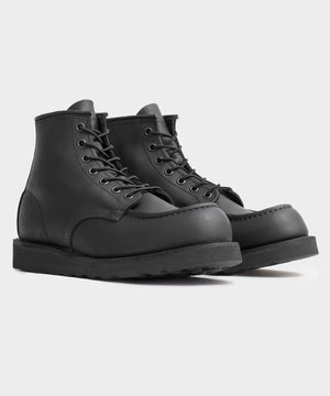 Red Wing 6-in Classic Moc All Black