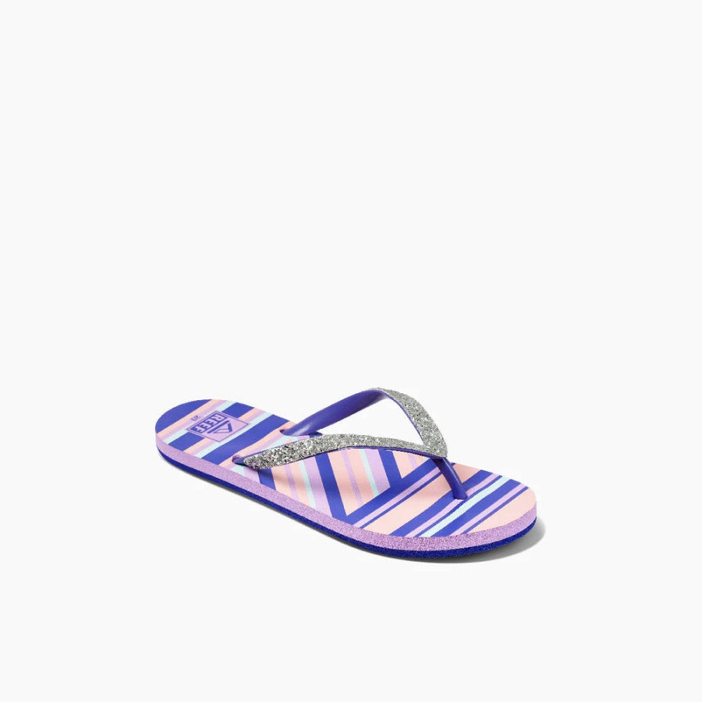 Reef Girls Stargazer Prints Flip Flop Stripes On Stripes