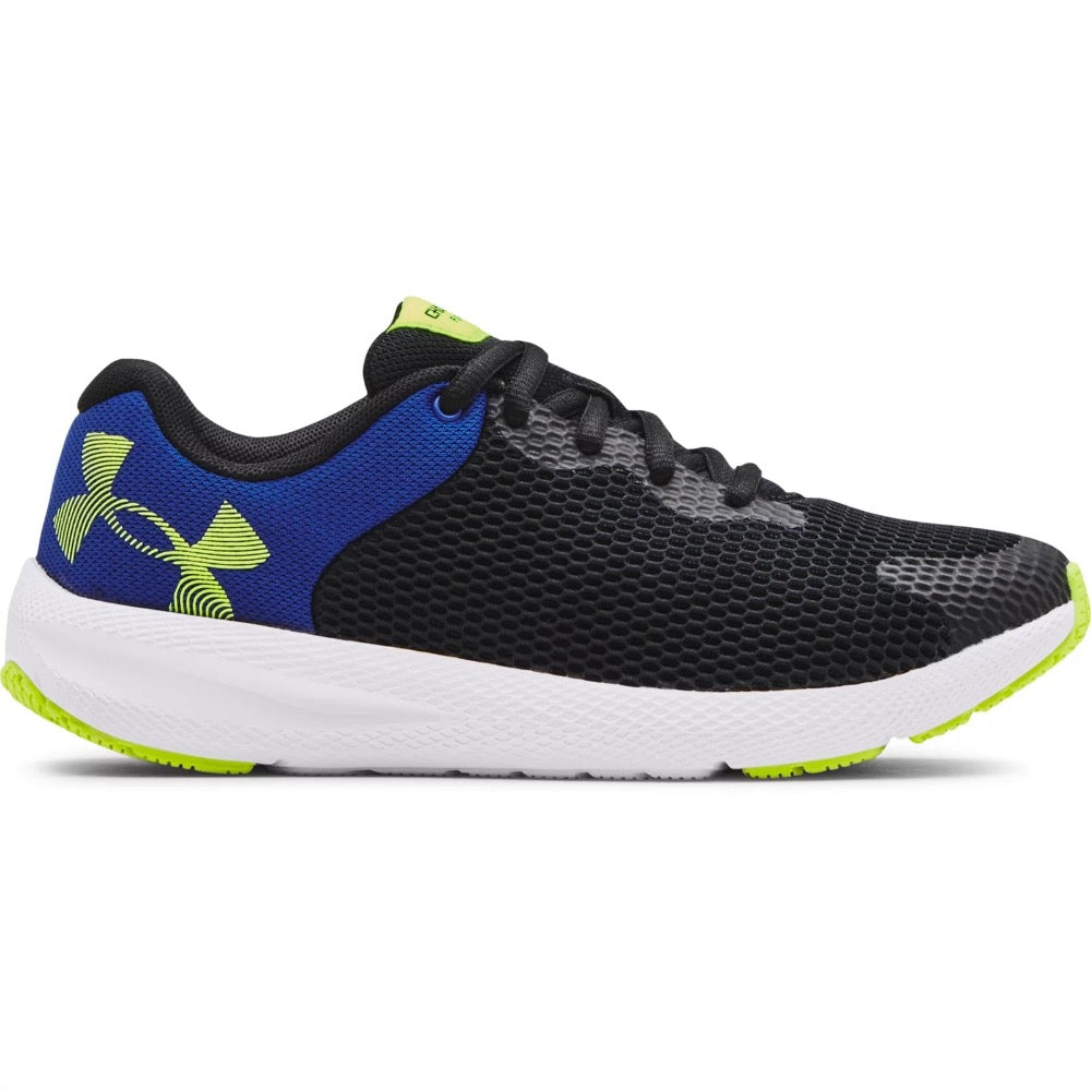 Under Armour Big Boys UA Charged Pursuit 2 Black