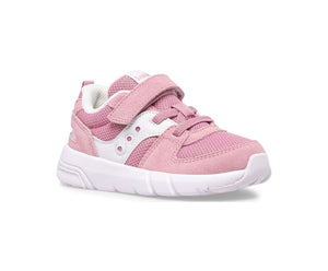 Saucony Toddler Girls Jazz Lite 2 Velcro Sneaker Blush