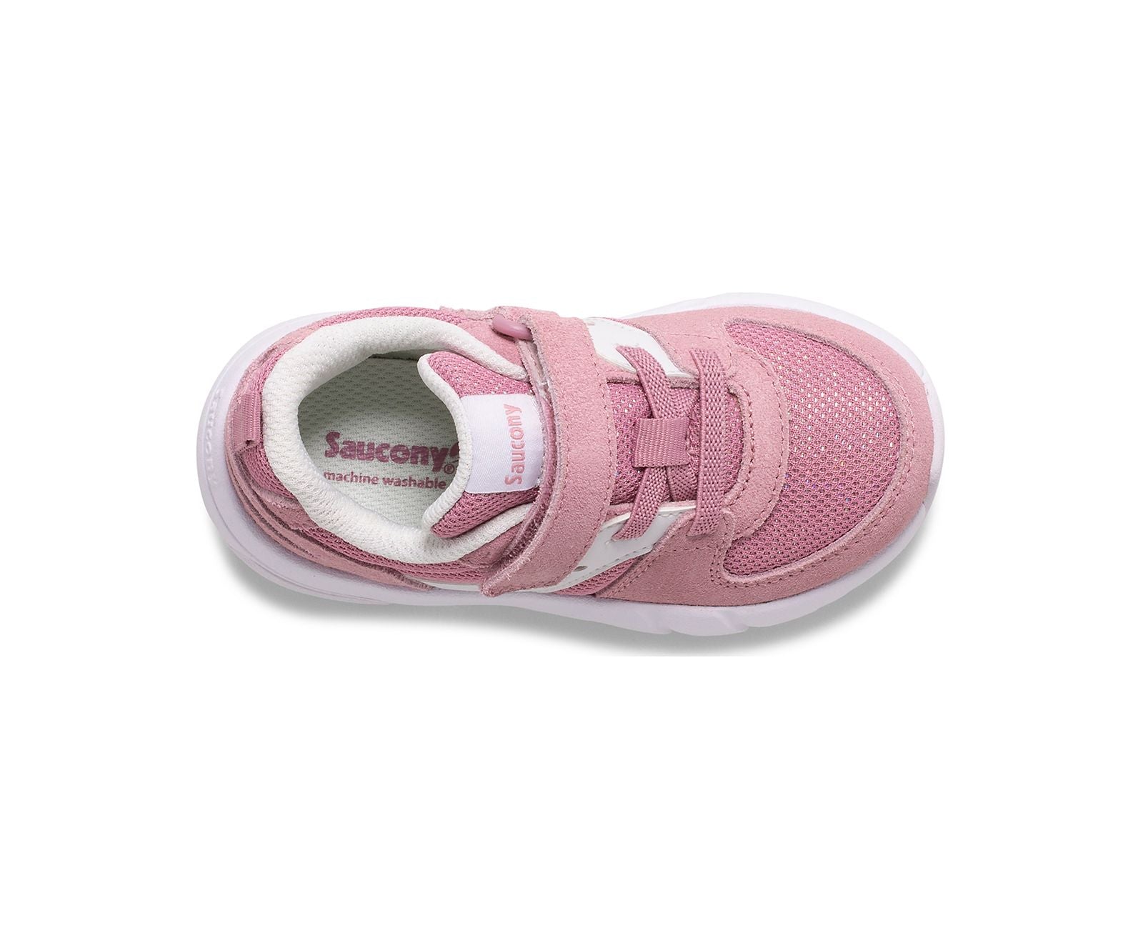 Saucony Toddler Girls Jazz Lite 2 Velcro Sneaker Blush