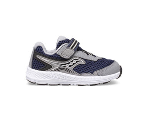 Saucony Toddler/Little Boys Ride 10 Jr. Navy / Grey