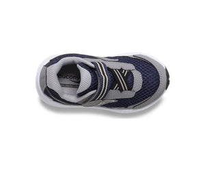 Saucony Toddler/Little Boys Ride 10 Jr. Navy / Grey