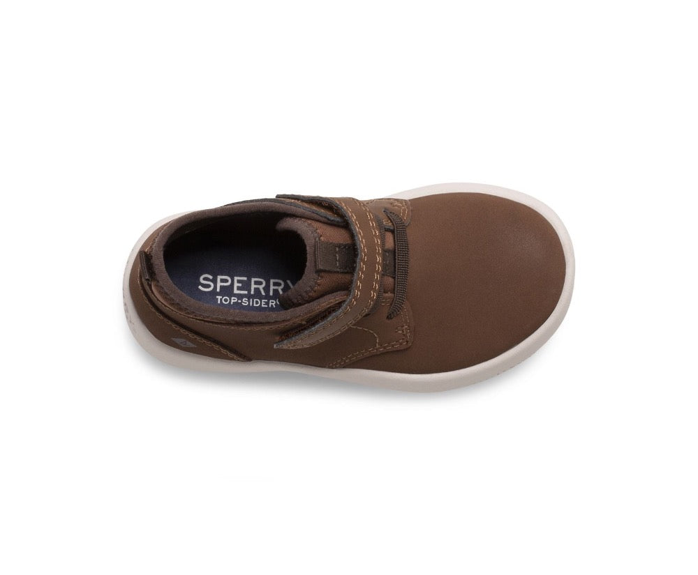 Sperry Toddler Boys Coastal Break Junior Chukka Velcro Boot Brown