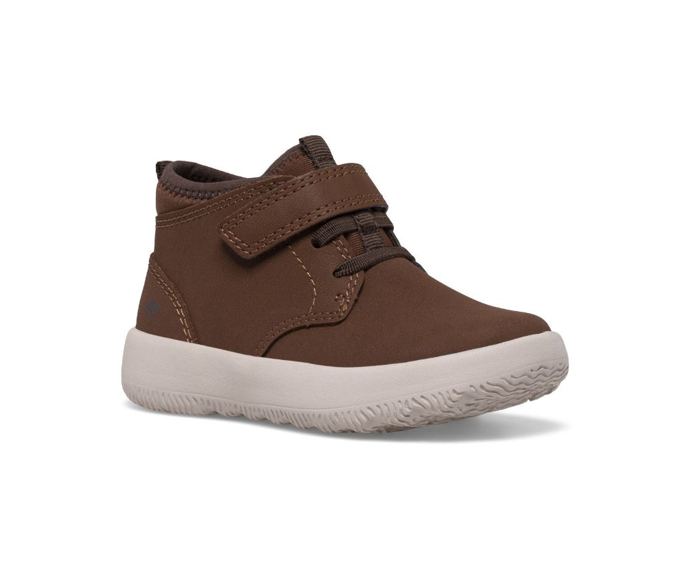 Sperry Toddler Boys Coastal Break Junior Chukka Velcro Boot Brown