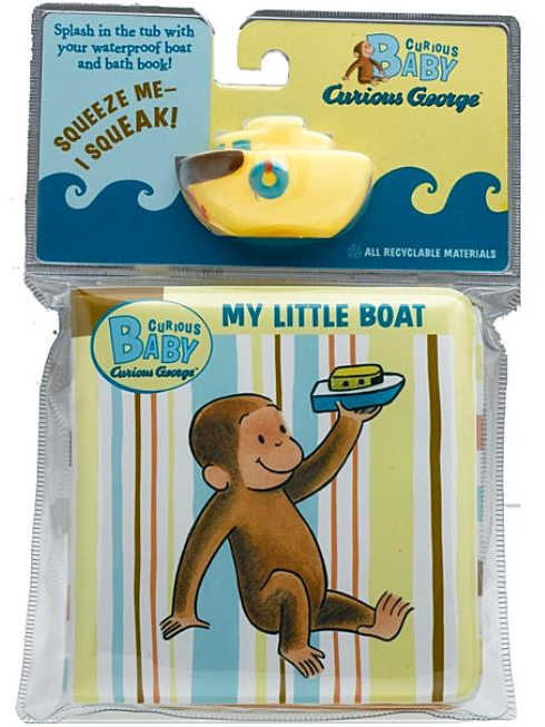 Curious Baby My Little Boat: Curious George Bath Book with Toy [With Boat]