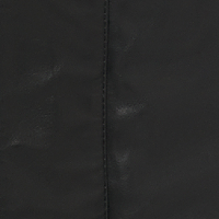 Cropped Belted Leather Biker Jacket In Black