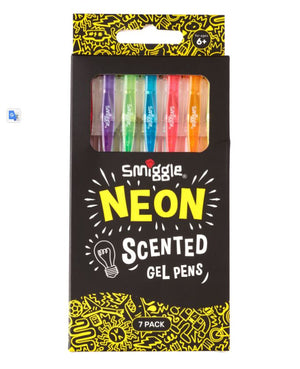 Smiggle - Neon Scented Gel Pens X7