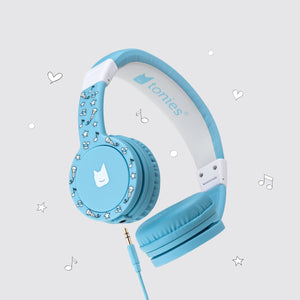 Light Blue Headphones for Kids