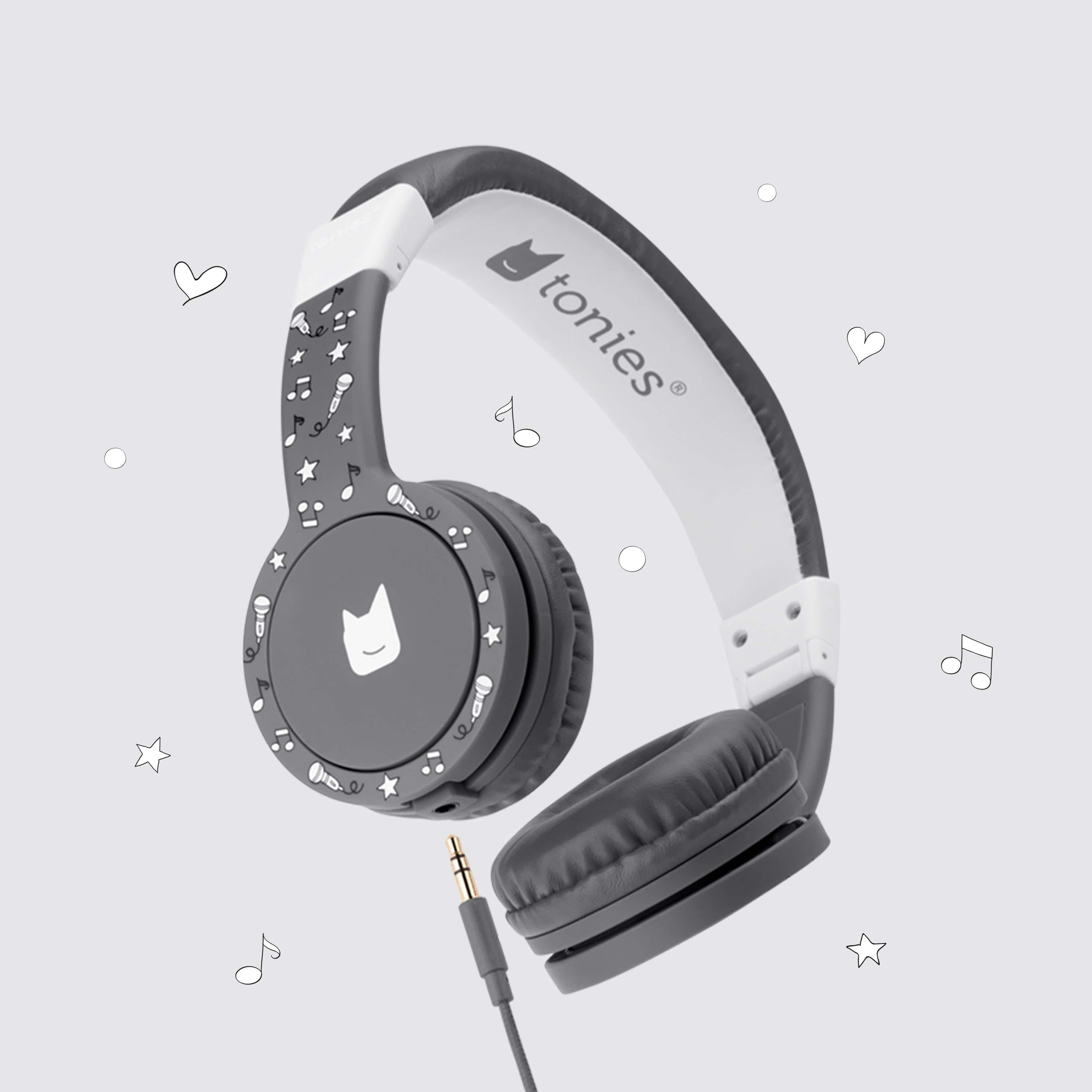 Gray Headphones for Kids