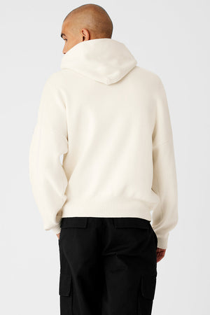 Scholar Hooded Sweater - Ivory