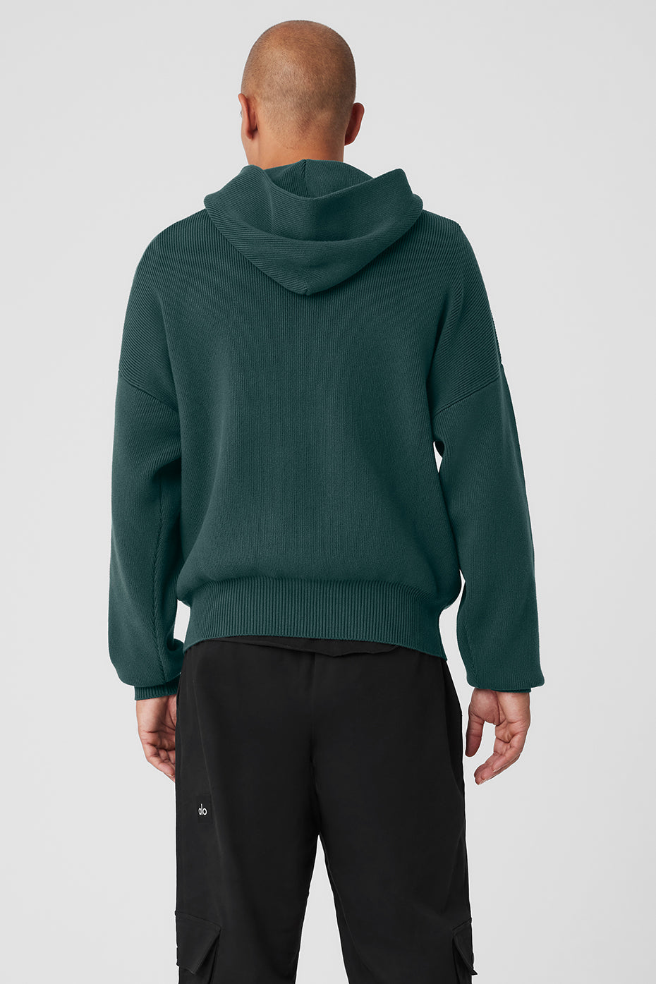 Scholar Hooded Sweater - Midnight Green