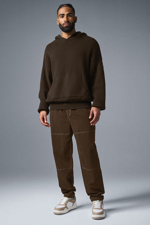 Scholar Hooded Sweater - Espresso