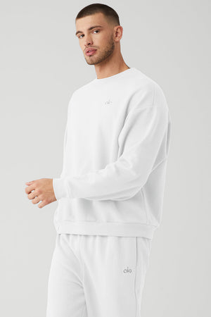 Accolade Crew Neck Pullover - White