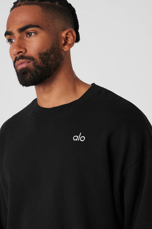 Accolade Crew Neck Pullover - Black