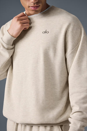 Accolade Crew Neck Pullover - Oatmeal Heather