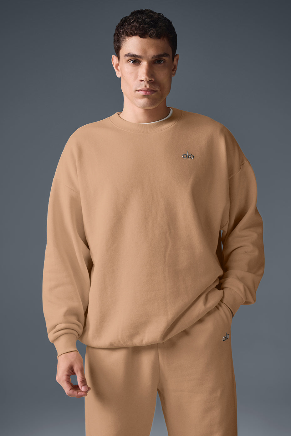 Accolade Crew Neck Pullover - Toasted Almond