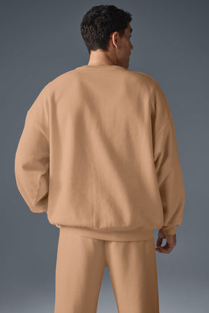 Accolade Crew Neck Pullover - Toasted Almond