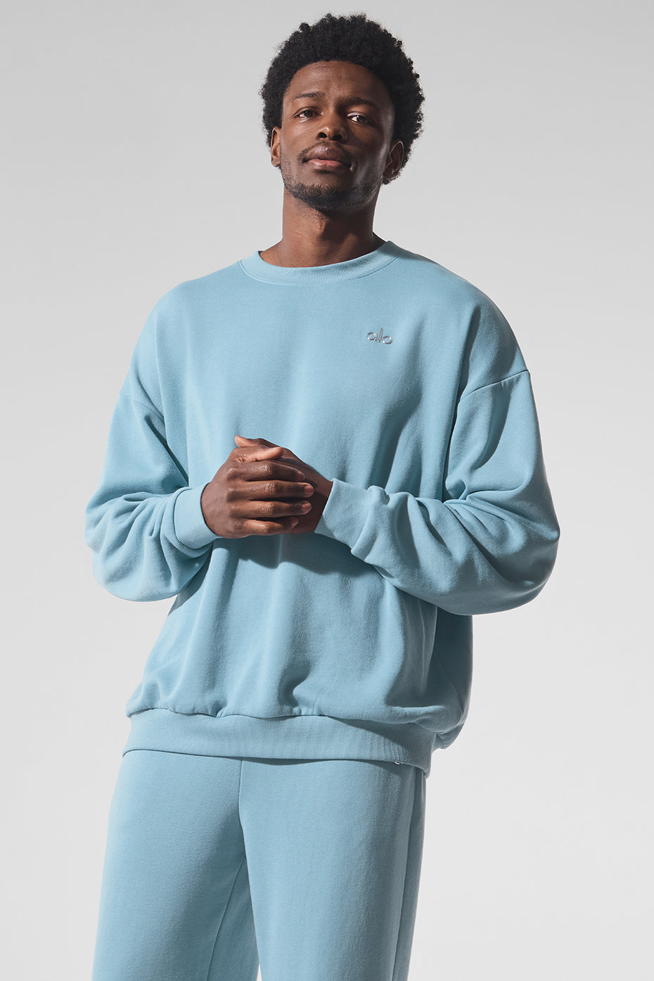 Accolade Crew Neck Pullover - Celestial Blue