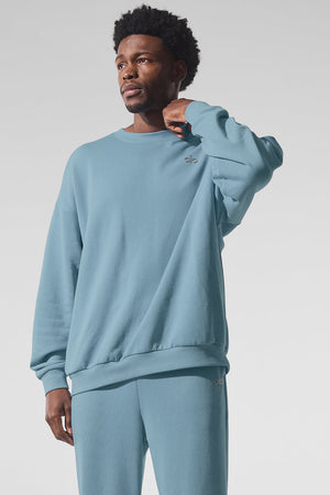 Accolade Crew Neck Pullover - Celestial Blue