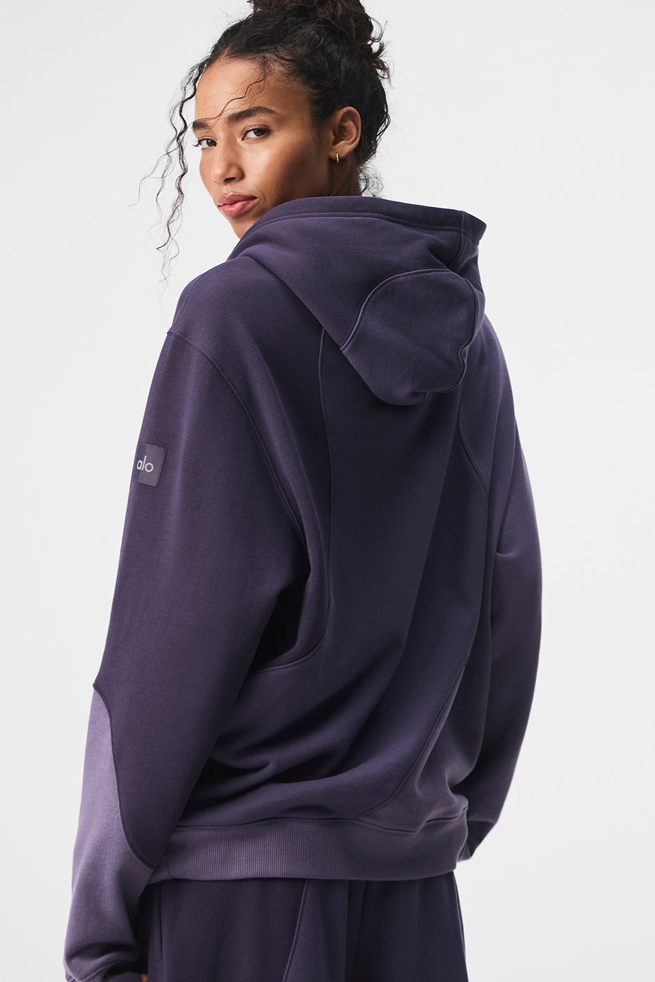 Make Waves Hoodie - Italian Plum Tonal