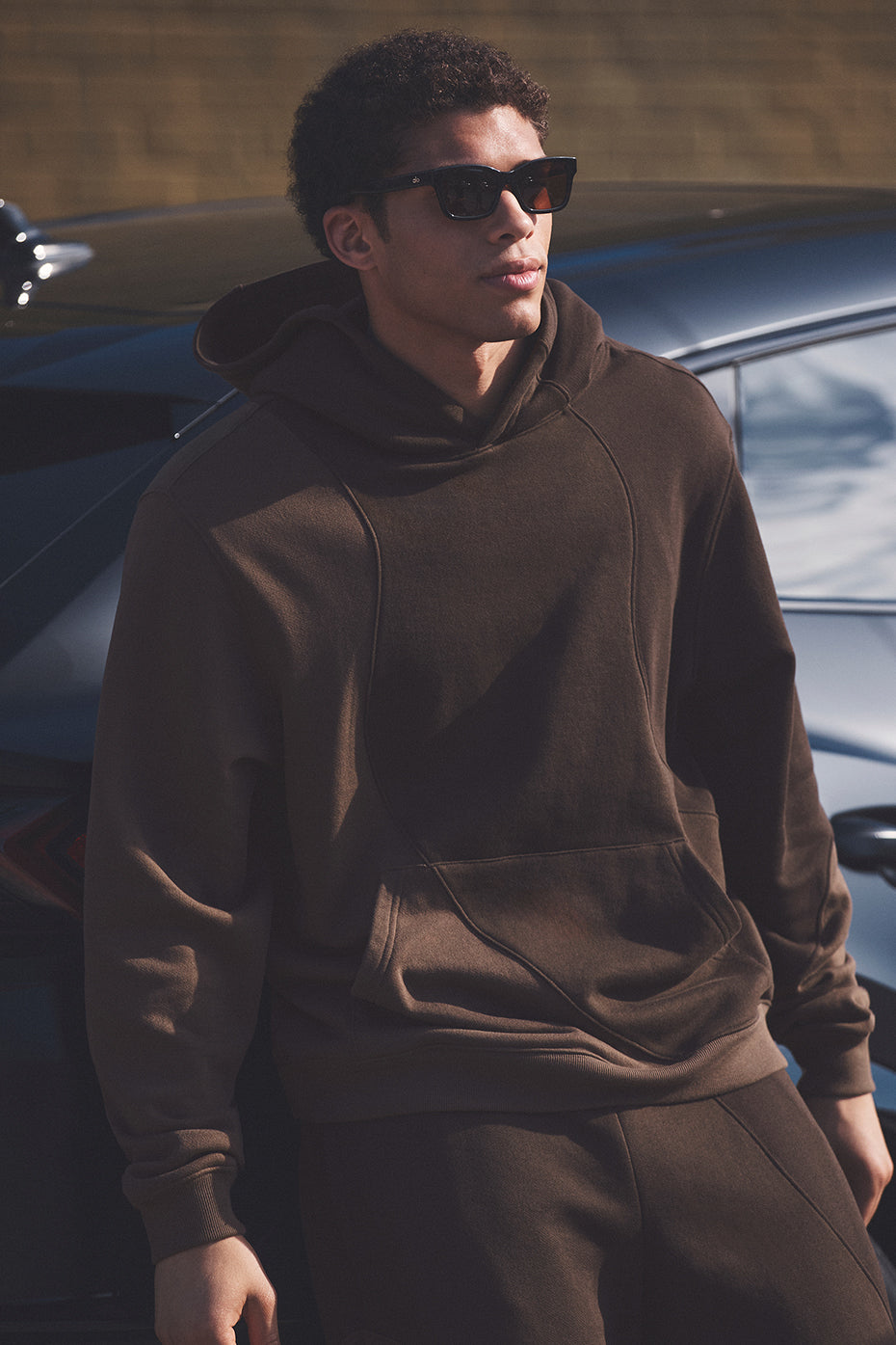 Make Waves Hoodie - Espresso Tonal