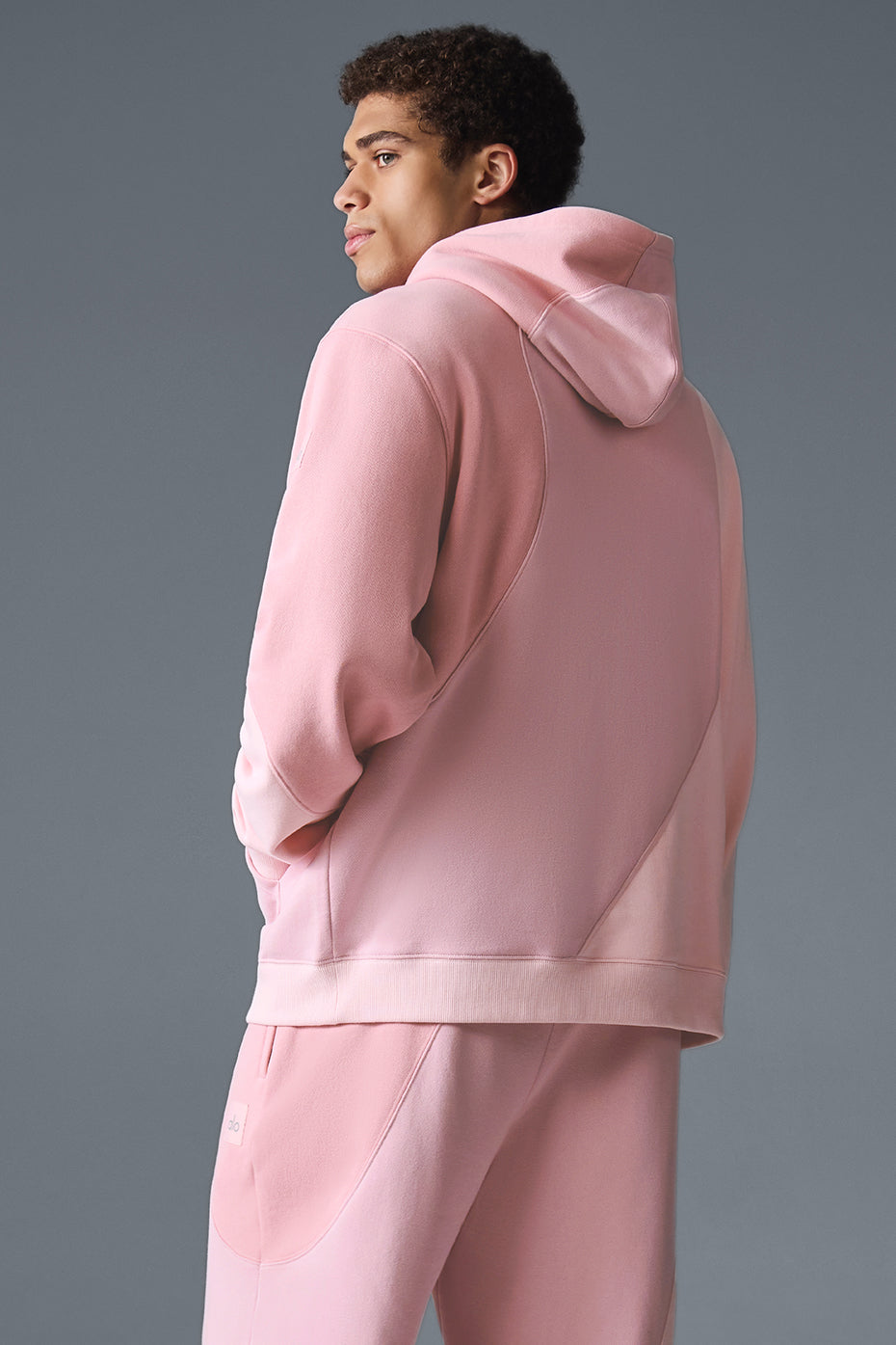 Make Waves Hoodie - Sunset Pink Tonal