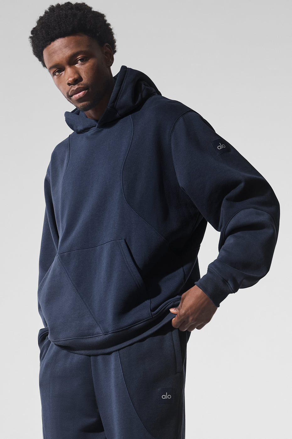 Make Waves Hoodie - Navy Tonal