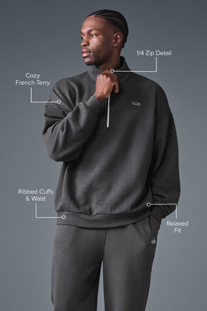 Accolade 1/4 Zip Pullover - Anthracite