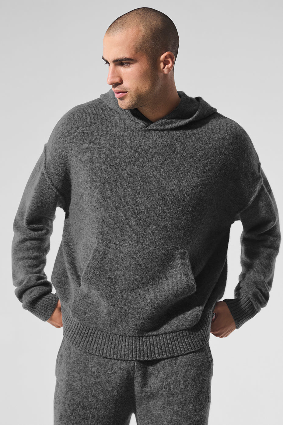 New Class Cashmere Hoodie - Platinum Grey