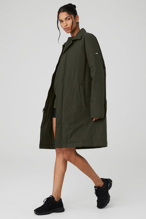 Signature Overcoat - Stealth Green