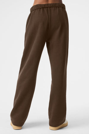 Accolade Straight Leg Sweatpant - Espresso