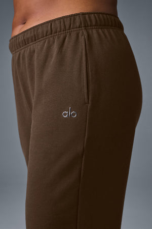 Accolade Straight Leg Sweatpant - Espresso