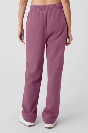 Accolade Straight Leg Sweatpant - Soft Mulberry