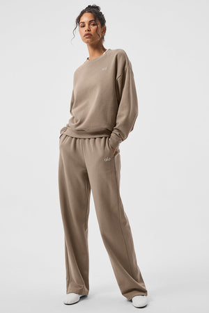 Accolade Straight Leg Sweatpant - Gravel